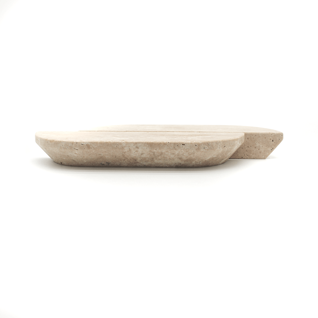 Stone Cabinet Pull in Travertine | Zephra