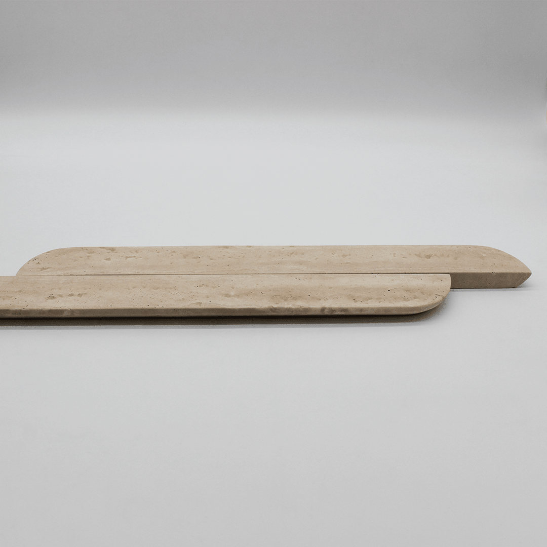 Stone Cabinet Pull in Travertine | Zephra