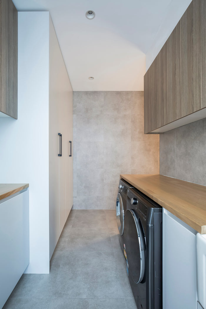 Builders Range Cement White Floor and Wall Tile
