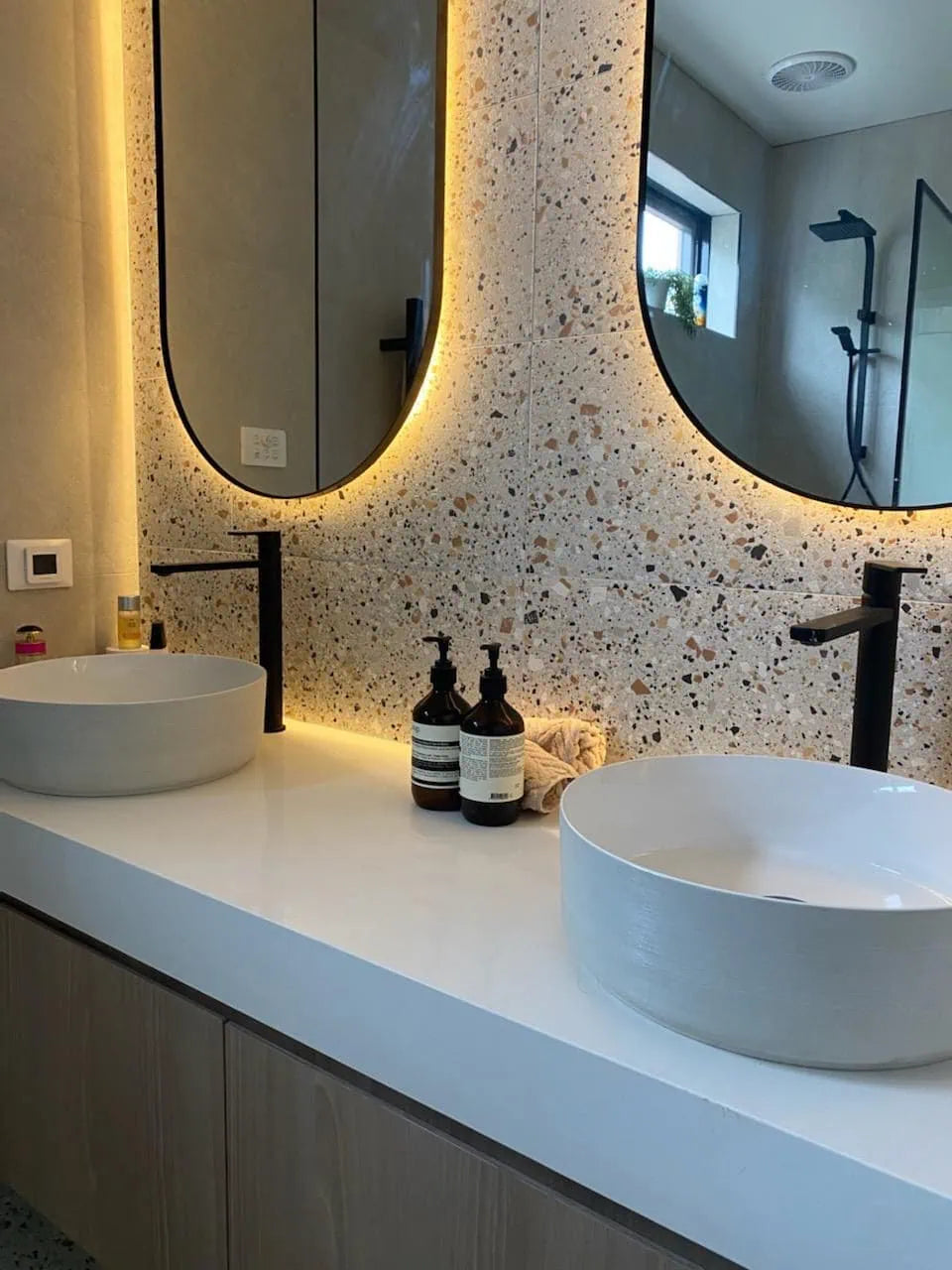 Venice Villa Ivory Terrazzo Look Tiles