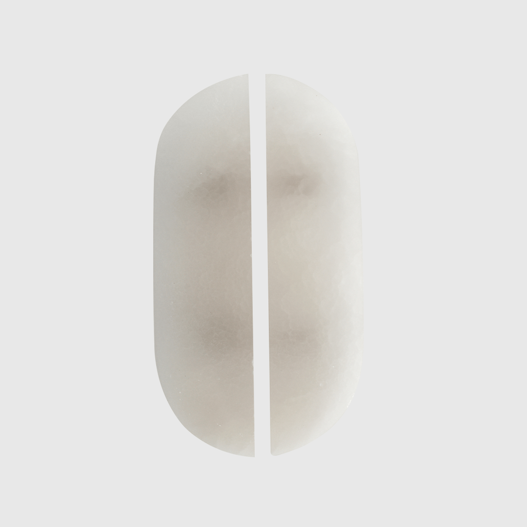 White Onyx - Stone Cabinet Pull