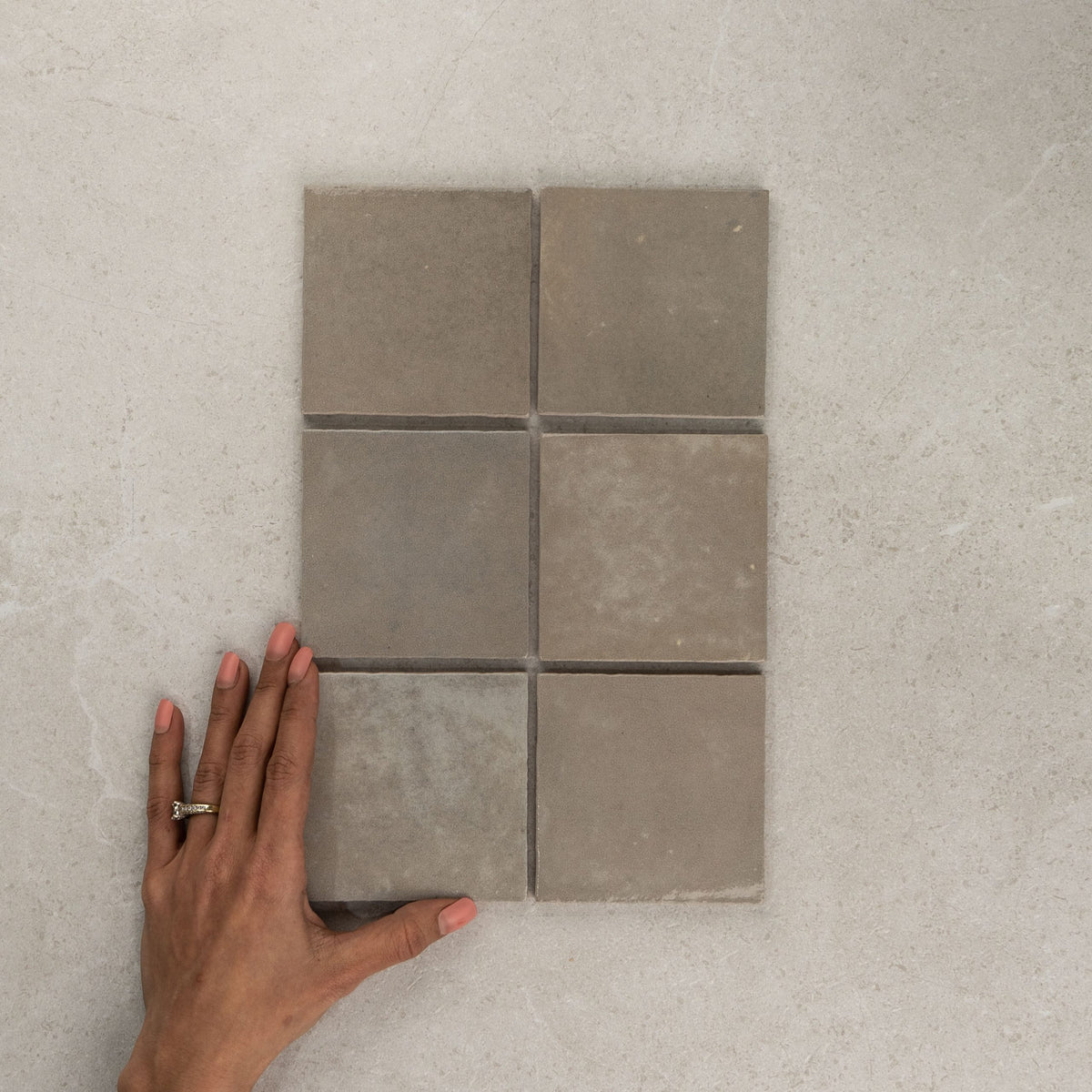 Zellige Italian Wall Tile in Argilla, Gloss finish